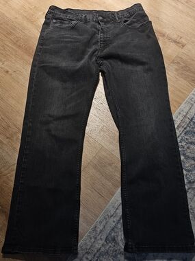 Levi's 559 Black Jeans Men's Relaxed Fit Straight Leg 36x32 Pants